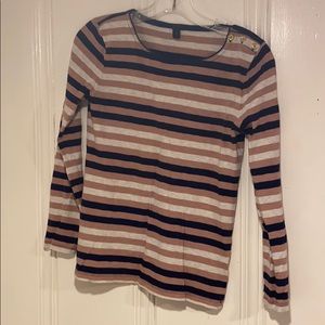 J. Crew fitted crew neck long sleeve